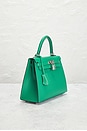 view 4 of 10 Hermes Epsom Kelly 25 Handbag in Vert Jade