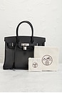 view 8 of 8 Hermes Epsom Birkin 30 Handbag in Noir