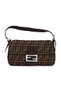 view 1 of 9 Fendi Zucca Baguette Shoulder Bag in Tobacco Brown