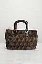 view 2 of 8 Fendi Zucca Handbag in Brown