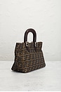 view 4 of 8 Fendi Zucca Handbag in Brown