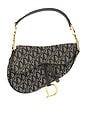 view 1 of 8 Dior Trotter Oblique Saddle Bag in Blue