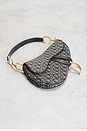 view 4 of 8 Dior Trotter Oblique Saddle Bag in Blue