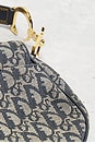 view 7 of 8 Dior Trotter Oblique Saddle Bag in Blue