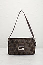 view 2 of 7 Fendi Zucca Baguette Shoulder Bag in Brown