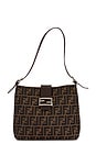 view 1 of 9 Fendi Zucca Mama Baguette Shoulder Bag in Brown