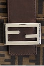 view 7 of 9 Fendi Zucca Mama Baguette Shoulder Bag in Brown
