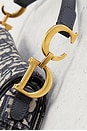 view 7 of 8 Dior Trotter Oblique Saddle Bag in Blue