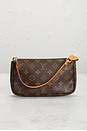 view 2 of 8 Louis Vuitton Monogram Pochette Accessoires Shoulder Bag in Brown