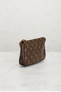 view 4 of 8 Louis Vuitton Monogram Pochette Accessoires Shoulder Bag in Brown