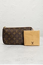 view 8 of 8 Louis Vuitton Monogram Pochette Accessoires Shoulder Bag in Brown