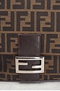 view 5 of 10 Fendi Zucca Mama Forever Baguette Shoulder Bag in Tobacco Brown