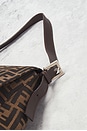 view 8 of 10 Fendi Zucca Mama Forever Baguette Shoulder Bag in Tobacco Brown