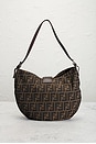 view 3 of 8 Fendi Zucca Hobo Bag in Brown
