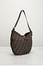 view 4 of 8 Fendi Zucca Hobo Bag in Brown