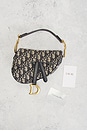 view 9 of 9 Dior Trotter Oblique Saddle Bag in Blue