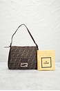 view 10 of 10 SAC FENDI in Tobacco Brown
