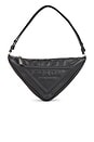 view 1 of 10 Prada Triangle Shoulder Bag in Black