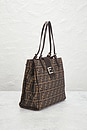 view 4 of 10 Fendi Zucca Tote Bag in Brown
