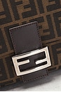view 5 of 9 Fendi Zucca Mama Forever Baguette Shoulder Bag in Tobacco Brown