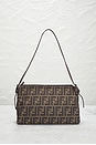 view 3 of 10 Fendi Zucca Baguette Shoulder Bag in Brown