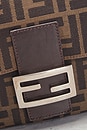 view 5 of 10 Fendi Zucca Mama Forever Baguette Shoulder Bag in Tobacco Brown