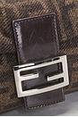 view 5 of 10 Fendi Zucca Baguette Shoulder Bag in Tobacco Brown