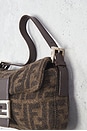 view 9 of 10 Fendi Zucca Baguette Shoulder Bag in Tobacco Brown