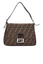view 1 of 9 Fendi Zucca Mama Forever Baguette Shoulder Bag in Tobacco Brown