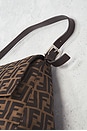 view 7 of 9 Fendi Zucca Mama Forever Baguette Shoulder Bag in Tobacco Brown