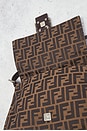 view 9 of 9 Fendi Zucca Mama Forever Baguette Shoulder Bag in Tobacco Brown