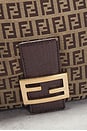 view 5 of 10 Fendi Zucchino Mama Baguette Shoulder Bag in Beige