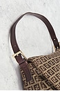 view 8 of 10 Fendi Zucchino Mama Baguette Shoulder Bag in Beige