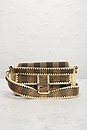 view 2 of 7 Fendi Pequin Baguette Shoulder Bag in Brown