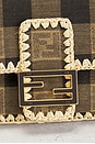 view 6 of 7 Fendi Pequin Baguette Shoulder Bag in Brown