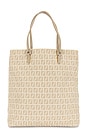 view 1 of 9 Fendi Zucchino Tote Bag in Beige
