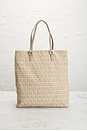 view 3 of 9 Fendi Zucchino Tote Bag in Beige
