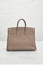 view 3 of 9 Hermes Taurillon Clemence Birkin 25 Handbag in Etoupe