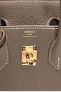 view 6 of 9 Hermes Taurillon Clemence Birkin 25 Handbag in Etoupe