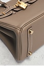 view 8 of 9 Hermes Taurillon Clemence Birkin 25 Handbag in Etoupe