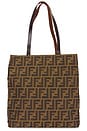 view 1 of 7 Fendi Zucca Tote Bag in Brown
