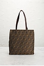 view 3 of 7 Fendi Zucca Tote Bag in Brown