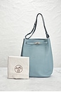 view 10 of 10 SAC PORTÉ ÉPAULE HERMES in Ciel Blue