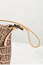 view 7 of 9 Fendi Zucchino Mama Baguette Shoulder Bag in Beige