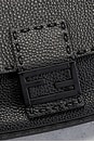 view 6 of 8 Fendi Selleria Baguette Shoulder Bag in Black