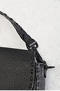 view 7 of 8 Fendi Selleria Baguette Shoulder Bag in Black
