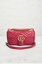 view 2 of 10 Gucci GG Marmont Shoulder Bag in Hibiscus Red