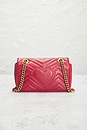 view 3 of 10 Gucci GG Marmont Shoulder Bag in Hibiscus Red