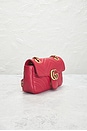 view 4 of 10 Gucci GG Marmont Shoulder Bag in Hibiscus Red