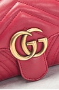 view 5 of 10 Gucci GG Marmont Shoulder Bag in Hibiscus Red